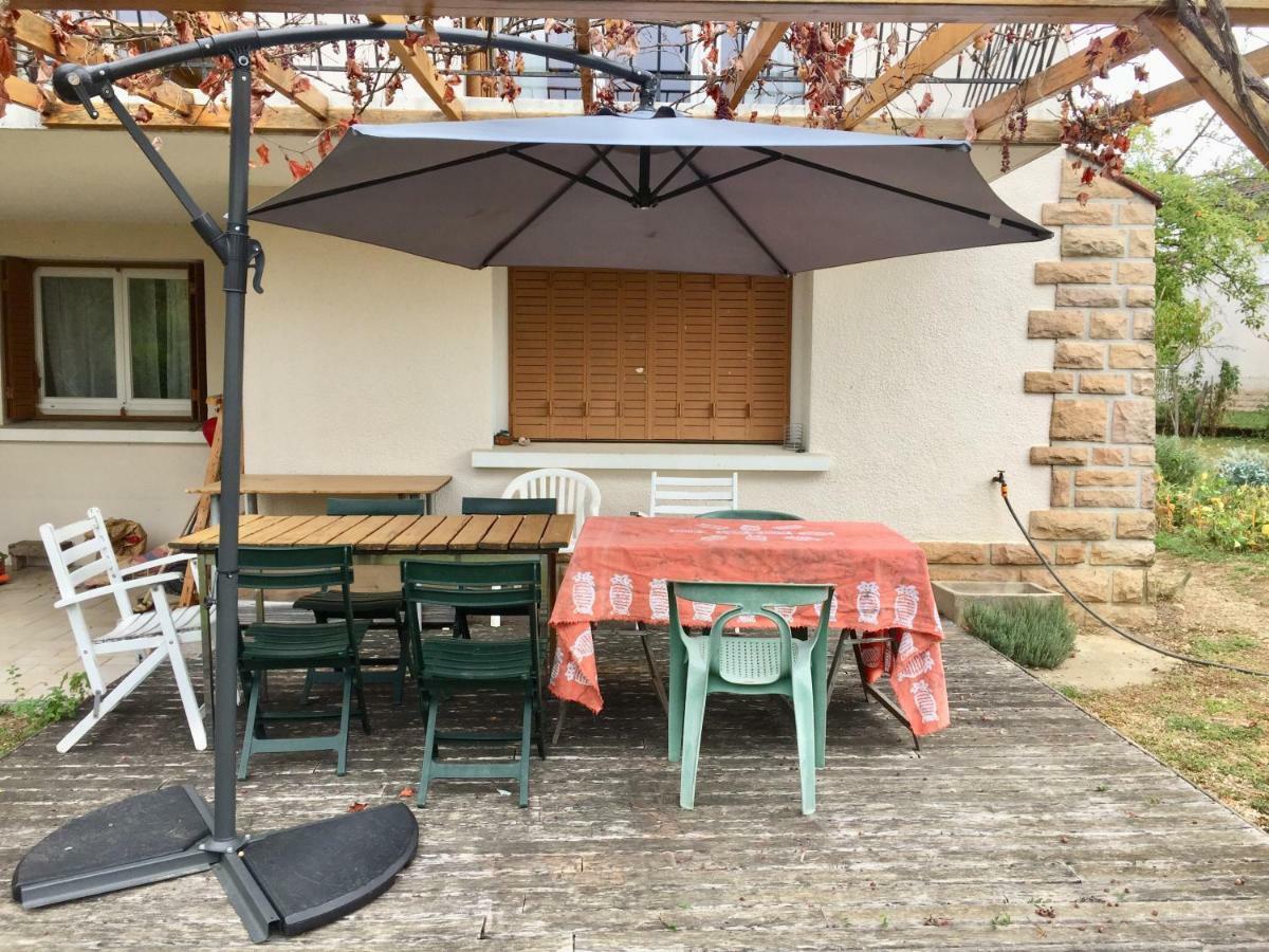 Chambre Avec Vue Sur Jardin Charnay-lès-Mâcon Zewnętrze zdjęcie